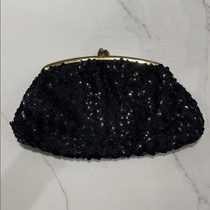 Vintage sequined clutch